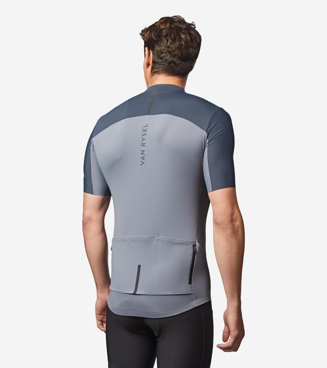Image du produit Van rysel Maillot vélo route manches courtes été ajusté homme - EDR 2 gris (XL)