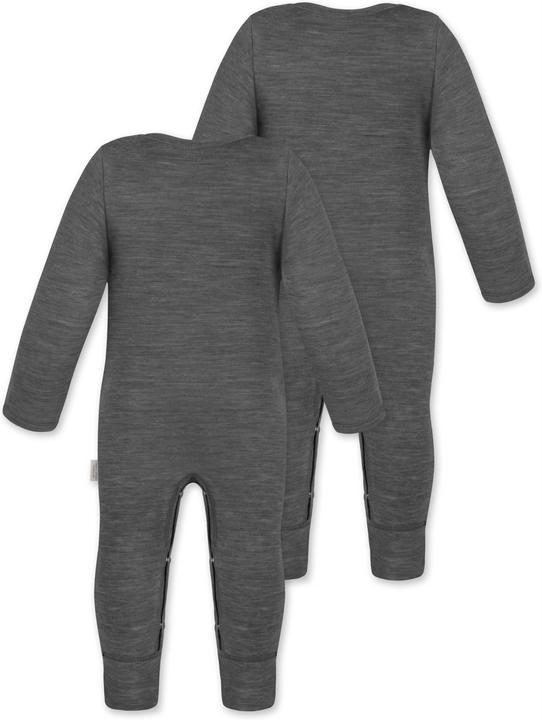 Actual product image Normani 2-pack baby merino romper "Tangoio" - 9593 (62)