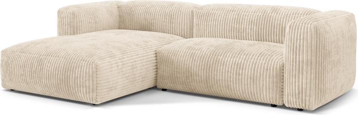 Actual product image Micadoni Modular Left Corner Sofa, "Martina", 2 Seats, 283x176x75 Made in Europe (Corner sofa)