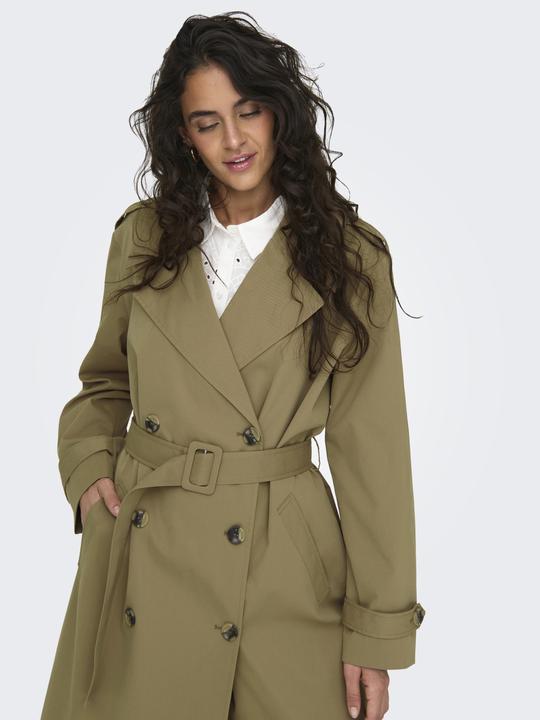Actual product image Only Lapel collar Cuffs with button Trench coat Trench coat (XL)