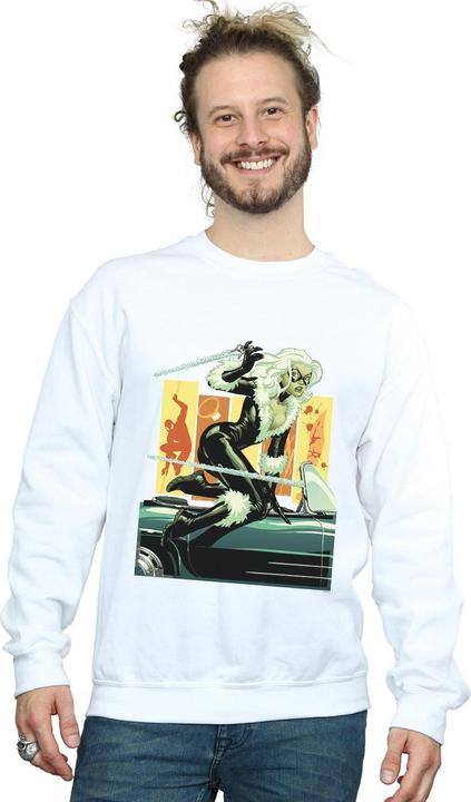 Image du produit - Sweat BLACK CAT CAR - Homme (XXL)