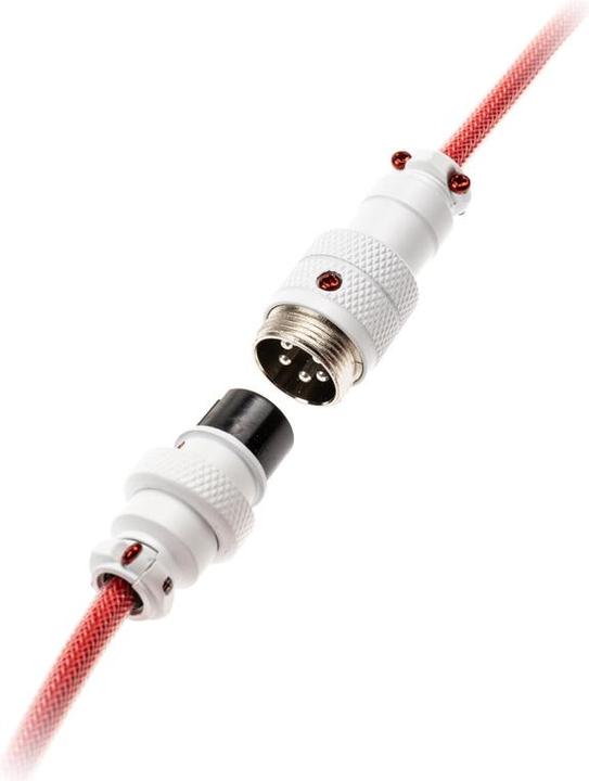 Immagine prodotto Ducky Cavo a spirale Premicord Apple Red, da USB Tipo C a Tipo A - 1,8 m (1.80 m, USB 2.0)