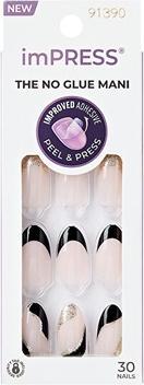 KISS Self-Adhesive Nails Impress Nails Illusion - 30 Pieces