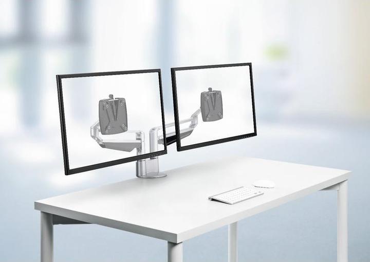 Produktbild Novus Monitortragarm Clu Duo C 2 - 7 kg silber Tischbef. (Tisch, 27")