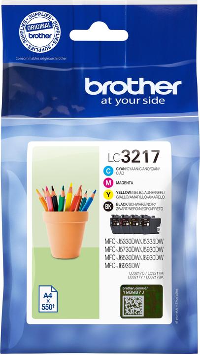 Image du produit Brother LC3217 Value Pack (M, C, Y, CF)