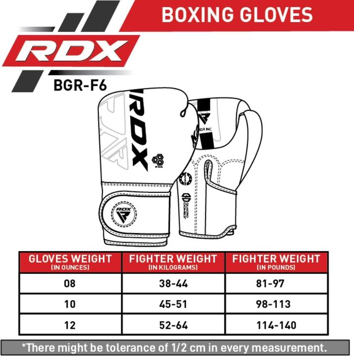 Produktbild Rdx Boxhandschuhe Rex F6 (16 OZ)