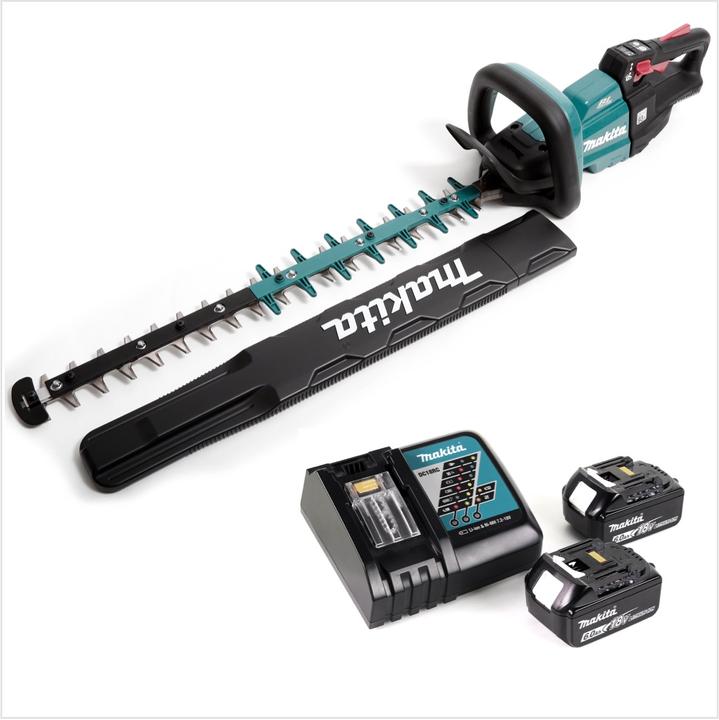 Produktbild Makita DUH 601 RG Akku Heckenschere 18V 60cm Brushless + 2x Akku 6,0Ah + Ladegerät (Akkuheckenschere)