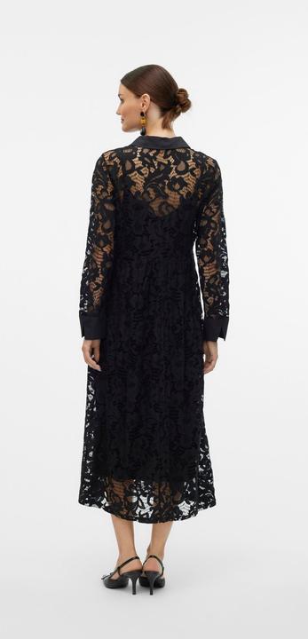 Actual product image Vero Moda VMOLISA Langes Kleid Kleid aus Spitze (XS)