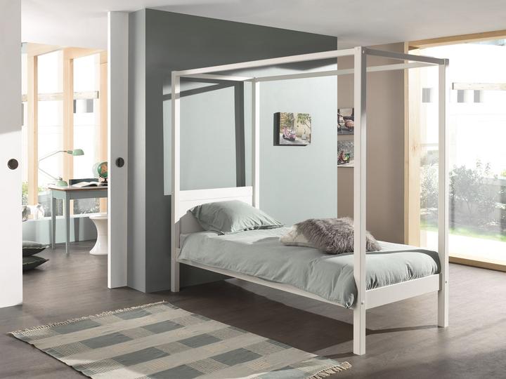 Produktbild Vipack Himmelbett Pino 90 inkl. Amori Himmel (90 x 200 cm)