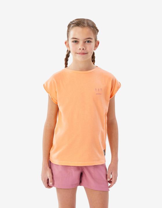 Quechua T-Shirt Kinder Grösse 122–170 Wandern - NH100 orange (122, 128, 134, 140, 146, 152, 158, 164, 170)