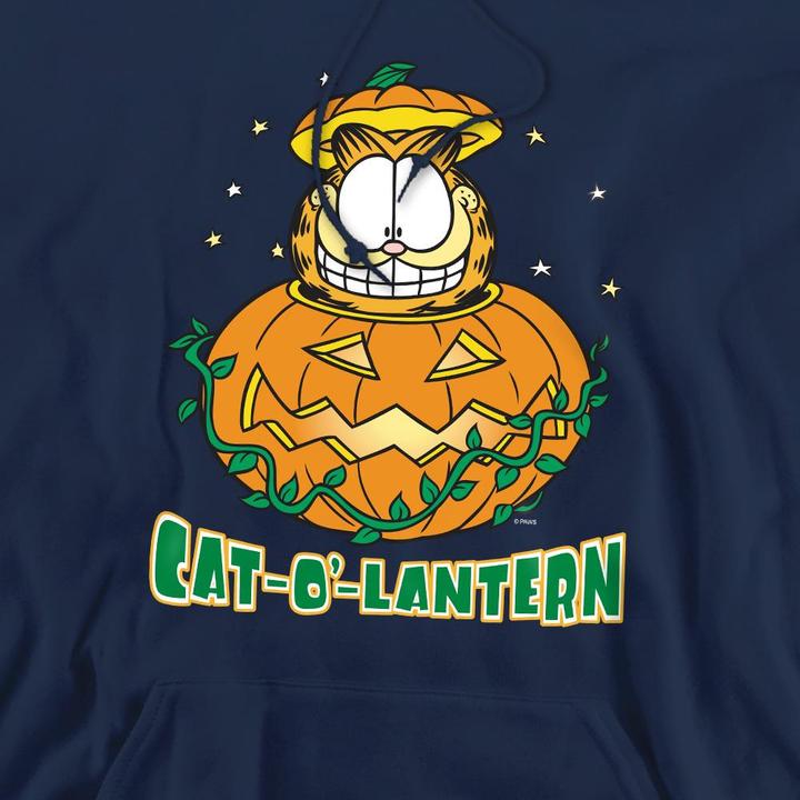 Immagine prodotto Garfield Cat O Lantern Felpa con Cappuccio Uomo (XL)