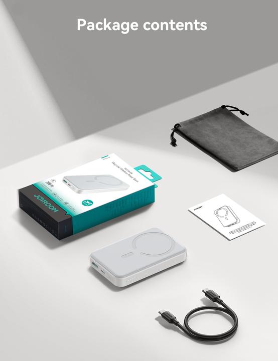 Immagine prodotto Joyroom Mini magnetico (10000 mAh, 20 W, 15 Wh)