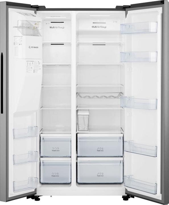 Image du produit Hisense RS694N4TIE Réfrigérateur Side-by-Side Pose libre E Acier inoxydable (562 l)