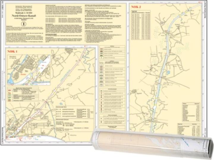 Produktbild Einzelkarte Nord-Ostsee-Kanal (Ausgabe 2025)