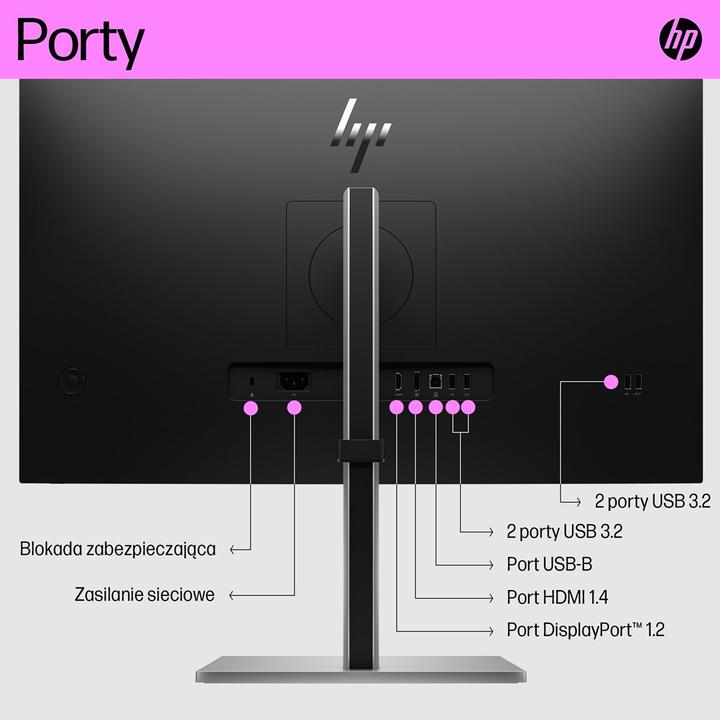 Actual product image HP E27q G5 (2560 x 1440 pixels, 27")