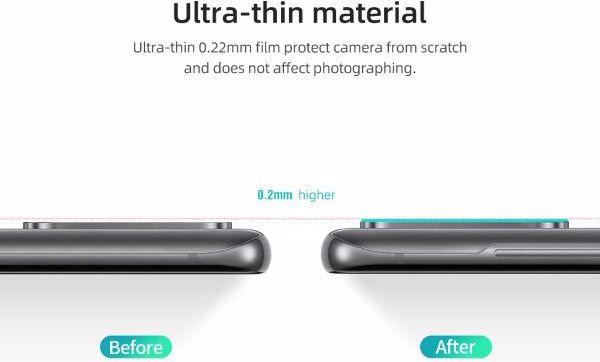 Actual product image Nillkin InvisiFilm AR Series camera protection glass (1 Piece)