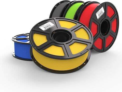 Produktbild Makerbot Sketch - 5er-Pack - Grau, Blau, Gelb, Rot, grün - 1 kg - PLA-Filament (3D) (PLA, 997903 g, Mehrfarbig)