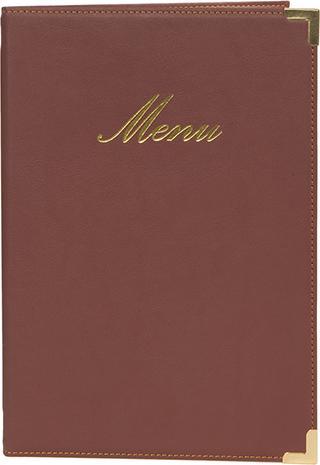 Produktbild Securit Speisekarten-Mappe CLASSIC, A5, weinrot (A5, 1 x)