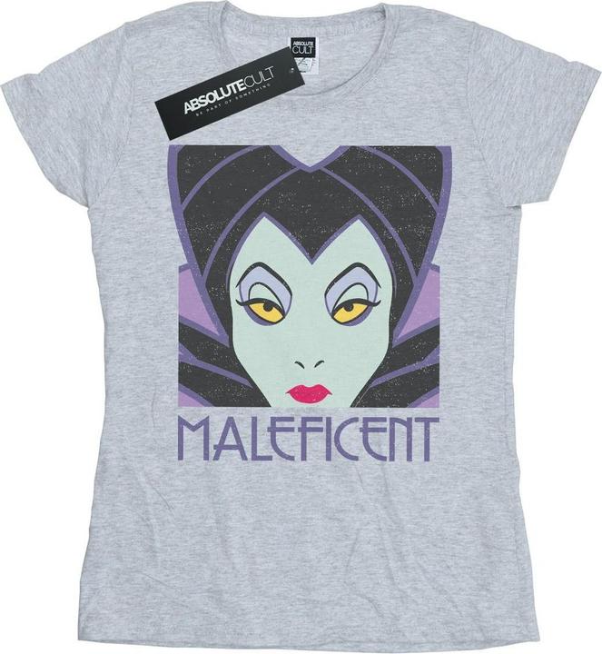 Disney Maleficent Cropped Head TShirt (M)