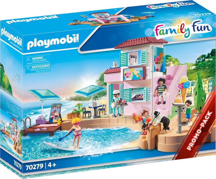 Produktbild Playmobil 70279 Eisdiele im Hafen (70279, Playmobil Family Fun)