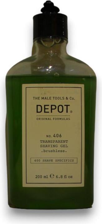 Depot No. 406 Transparent Shaving Gel (200 ml, Shaving gel)