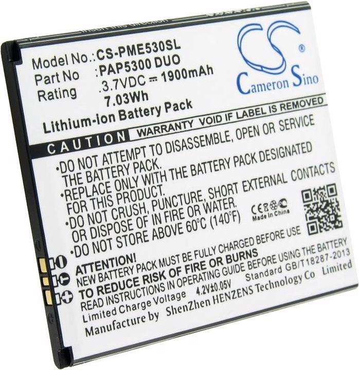 Produktbild AccuCell Akku für Prestigio PAP5300DUO, Prestigio MultiPhone 5300