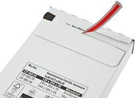 Actual product image Colompac Folding carton 24.4x34.4x2.8cm self-adhesive white (1 x)