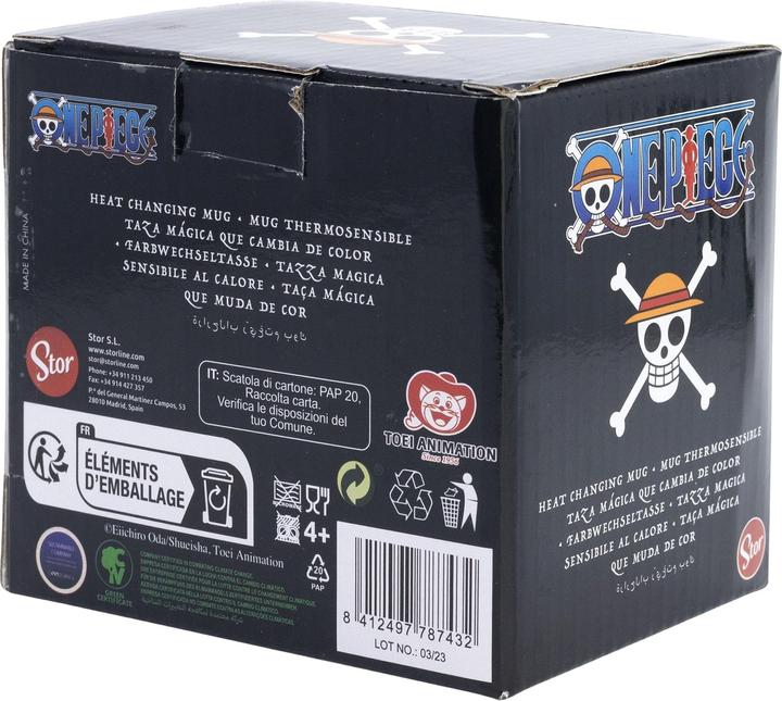 Produktbild Stor One Piece "Piratenkönig Luffy" (325 ml) - Zaubertasse (325 ml, 1 x)