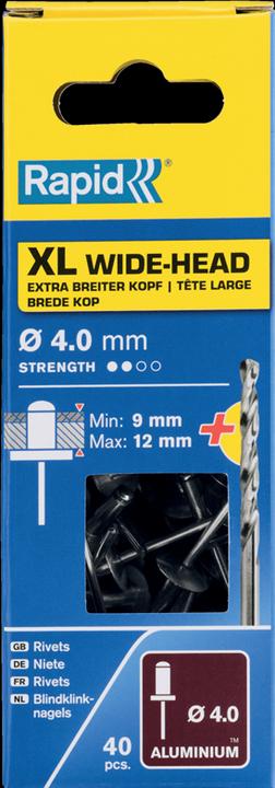 Rapid XL blind rivet Ø 4.0 x 16 mm