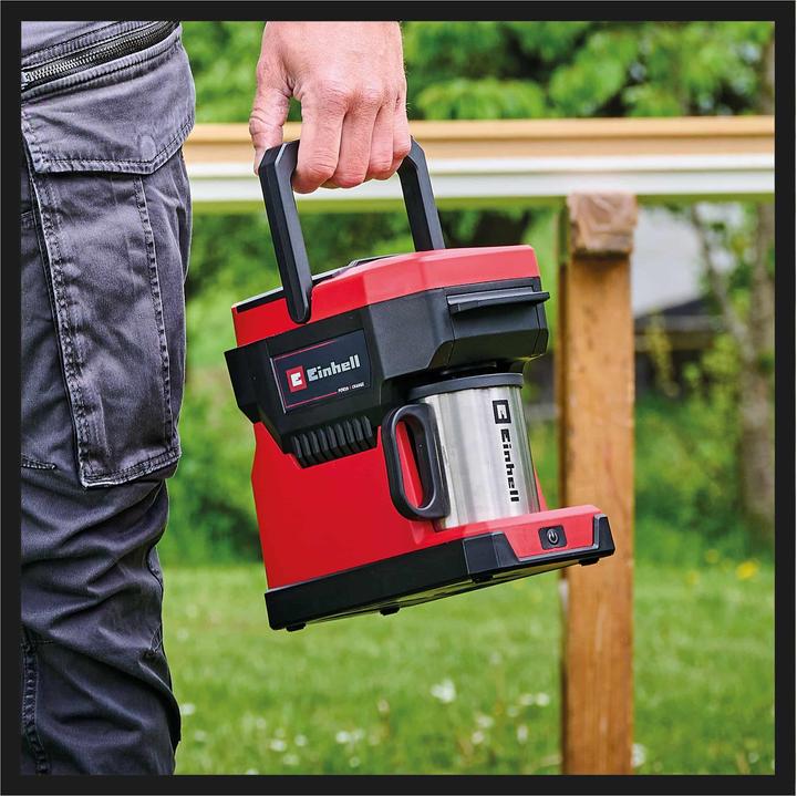 Image du produit Einhell Cafetière sans fil " TE-CF 18 Li-Solo " Tasse en acier inoxydable incluse
