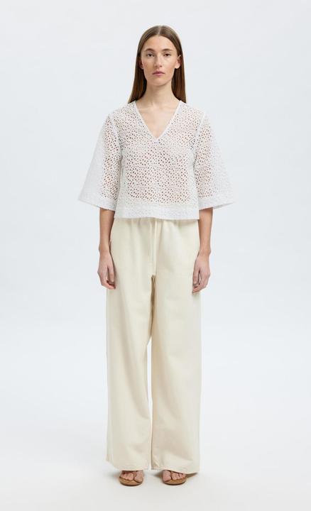 Immagine prodotto Selected Femme Broderie Anglaise Crop Top (36)