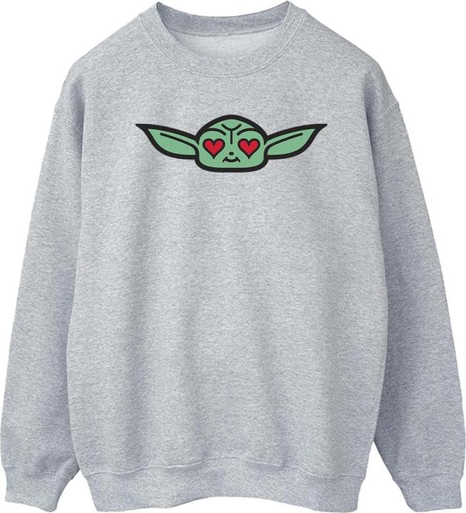Star Wars The Mandalorian Grogu Heart Eyes Sweatshirt (XL)