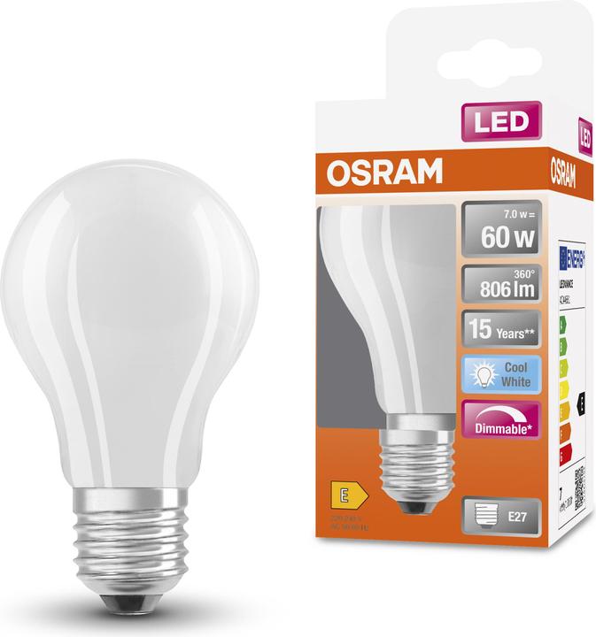 Immagine prodotto Osram Superstar Classic A (E27, 60 W, 806 lm, 1 x, E)