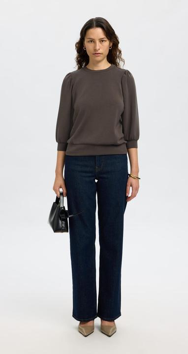 Actual product image Selected Femme Slftenny 3/4 Sweat Top Noos (M)