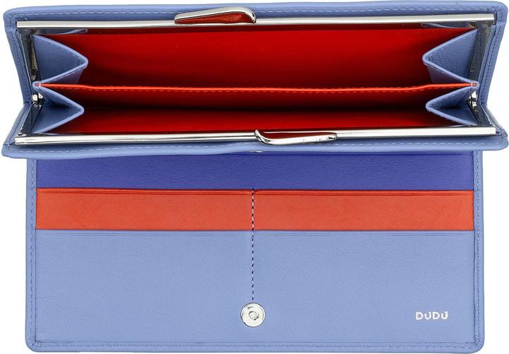 Actual product image Dudu Chiloé wallet RFID protection leather 19.5 cm