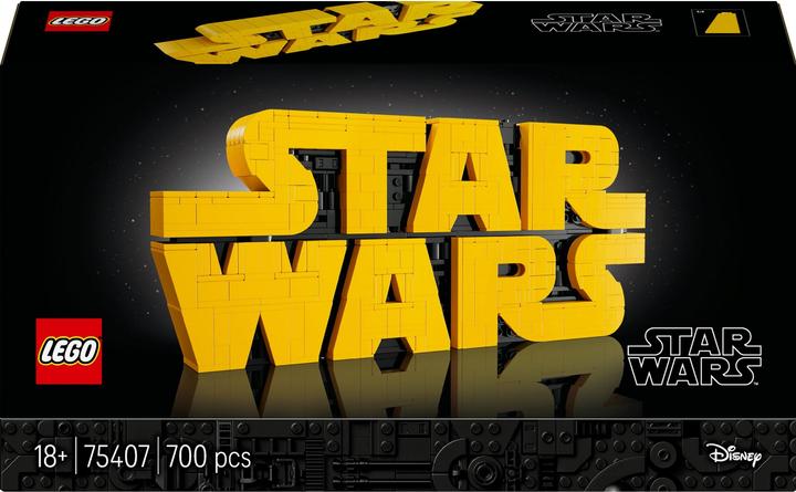 Actual product image LEGO Star Wars™ logo made from bricks (75407, LEGO Star Wars)