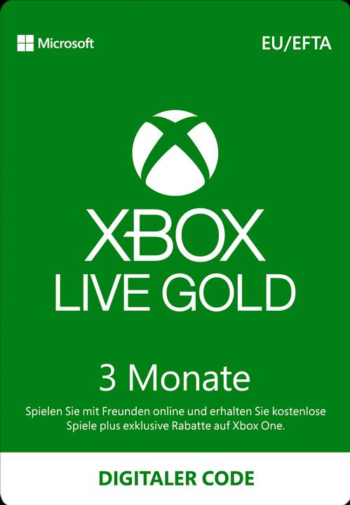 Microsoft Xbox Live Gold (3 Monate)