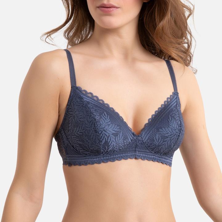 Actual product image La Redoute Collections Volume bra in recycled lace (85 C)