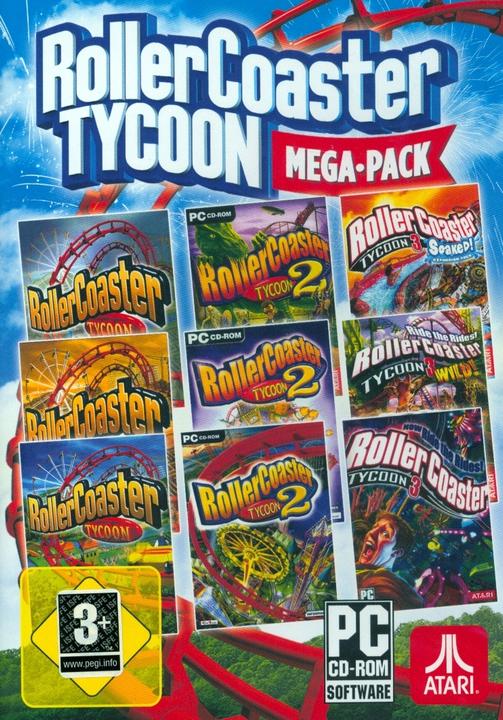 Produktbild Atari Pyramide: Rollercoaster Tycoon Mega-Pack (PC, DE)