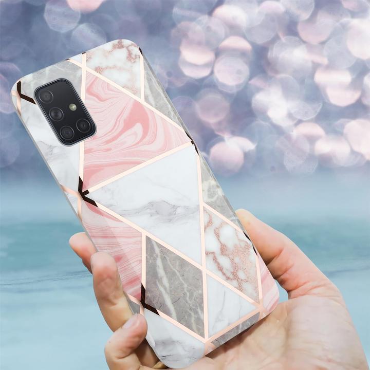 Image du produit Cadorabo Couverture IMD TPU Marbre coloré (Samsung Galaxy A51 5G)