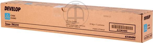 Actual product image Develop Cyan - compatible - toner cartridge - for ineo+ 224, 284, 364 (C)