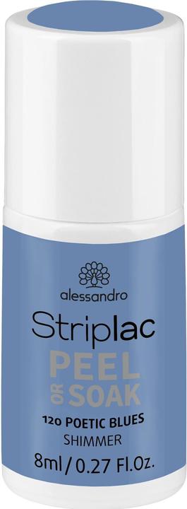 Produktbild Alessandro Striplac Peel or Soak (Poetic Blues, Abziehbarer Nagellack)