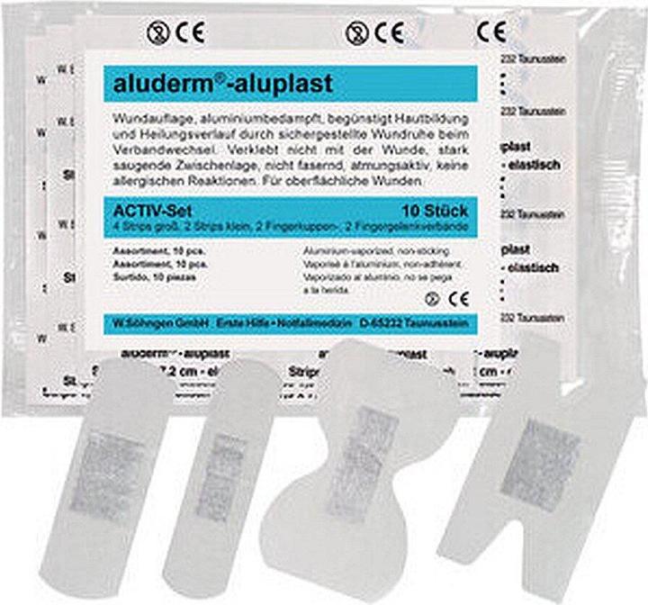 Söhngen aluderm aluplast Activ-Set, elastische Pflaster, einzeln, 10 Stk. (10 x)