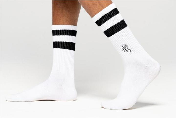 Actual product image Santa Cruz Mini Mono Hand Twin Stripe Socks (One size)