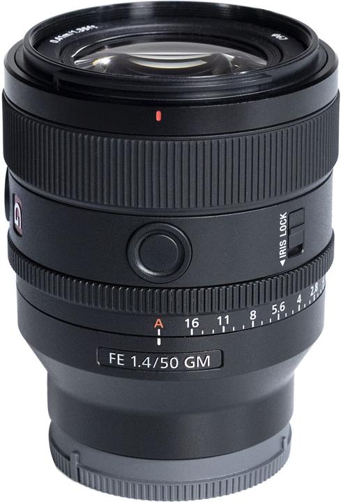 Sony FE 50mm f/1.4 GM (Sony E, Plein format)