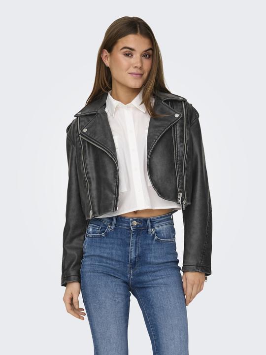 Actual product image Only Band collar Cuffs with zip Biker jacket Biker jacket (M)