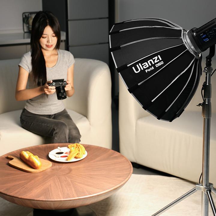 Actual product image Ulanzi LAS003 60cm Parabolic Softbox with Mini Bowens Mount