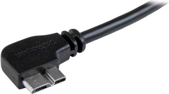 Produktbild StarTech 1m Slim Micro USB 3.0 Kabel linksgewinkelt - USB 3.1 Gen 1 (5 Gbit/s) Anschlusskabel (1 m, USB 3.2 Gen 1)