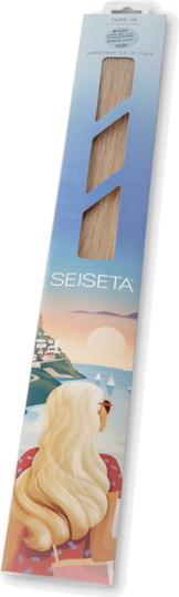 Seiseta Sticker Tape-In Glatt 1B Schwarz 50/55 cm 6 Stk (Schwarz, 55 cm)