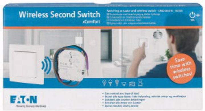 Actual product image Eaton xComfort radio switching actuator, radio wall push-button CPAD-00/215 (Switch actuator)